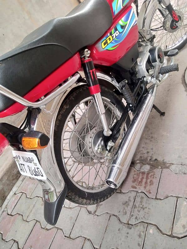 HONDA CD 70 MODEL 23/24 GOOD CONDITION URGENT SALE PLEASE ONLY CALL 7