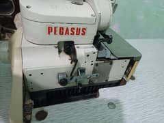 pegasus overlock machine + sarvo motor