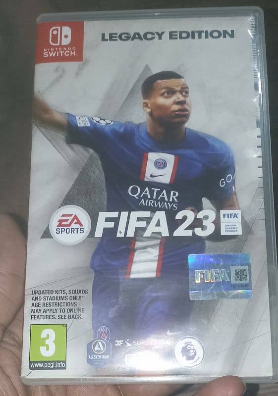 Fifa 2023 cartridge for  Nintendo switch 0