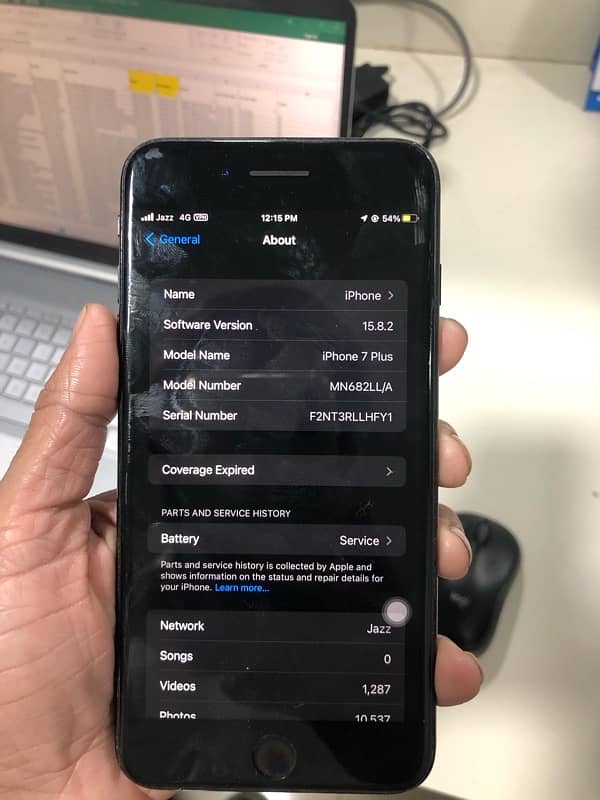 Iphone 7plus 128 GB PTA APPROVED 6