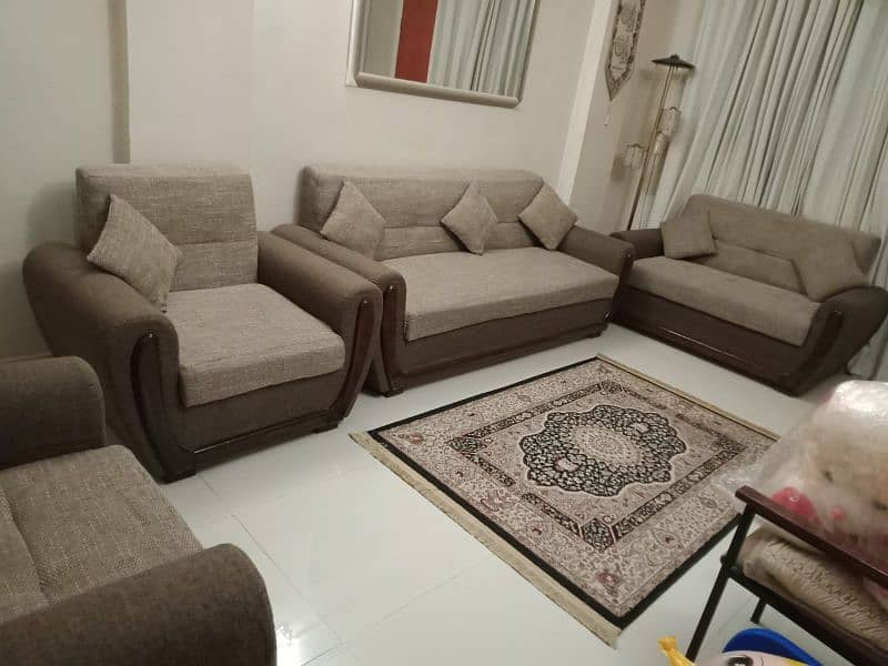 seven seater sofa set new condition like 1