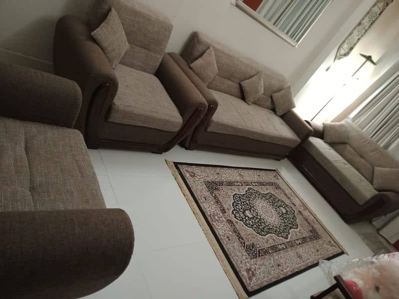 seven seater sofa set new condition like 2