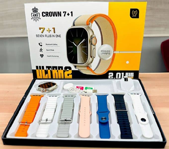 smart watch with 7 strap 1