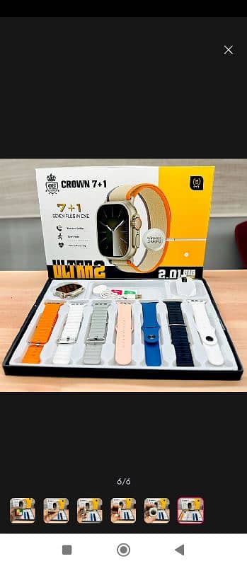 smart watch with 7 strap 2