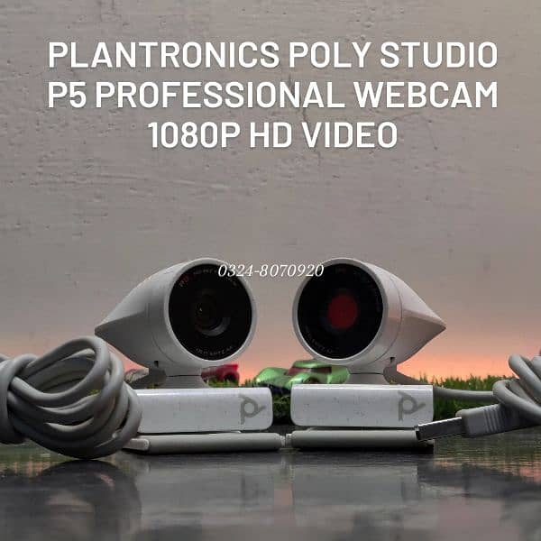 Plantronics Poly P5 Webcam HD 1080 Recording MacBook Meeting Call Zoom 1