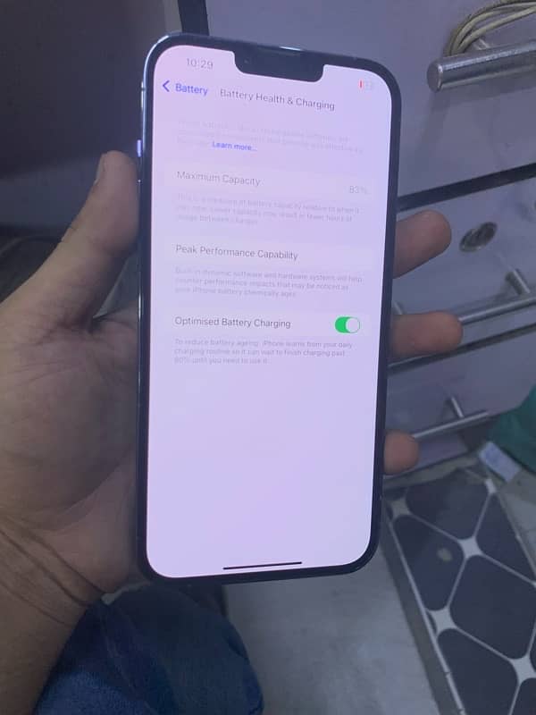 I phone 13 pro max pta approved 256 gb 7