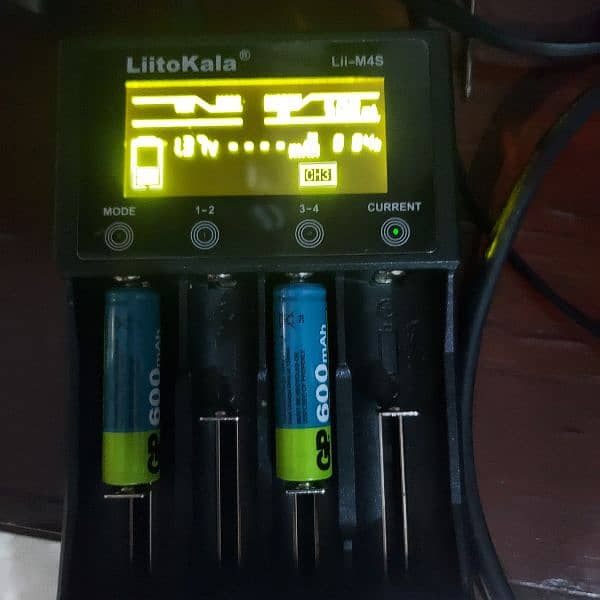 LiitoKala Lii-M4S Smart Charger LCD Display for 18650 AA AAA battery 1