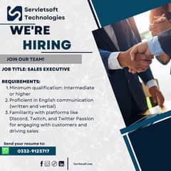 Job Opportunity at Servletsoft Technologies As a Sales Executive