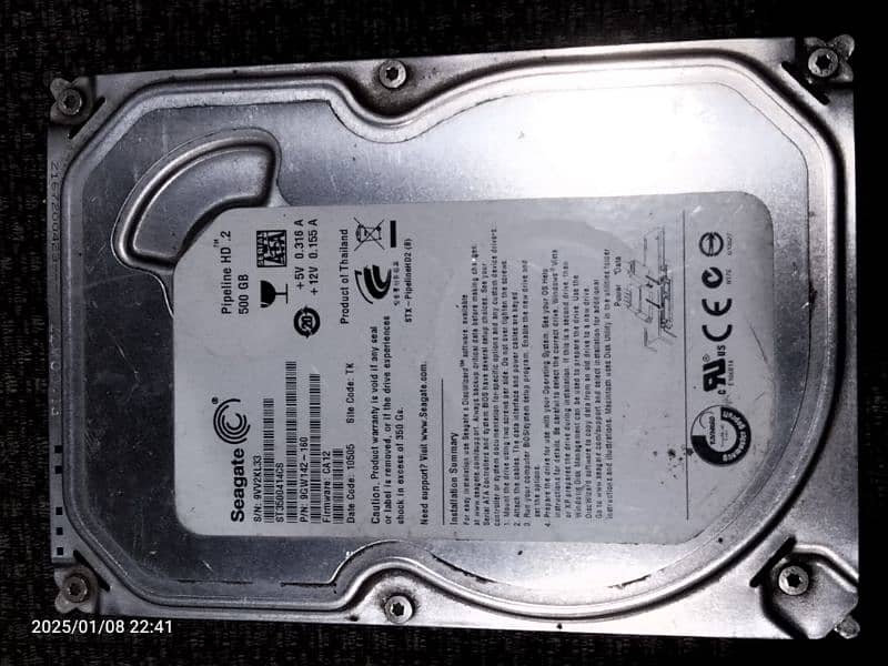 500gb Hard drive 0