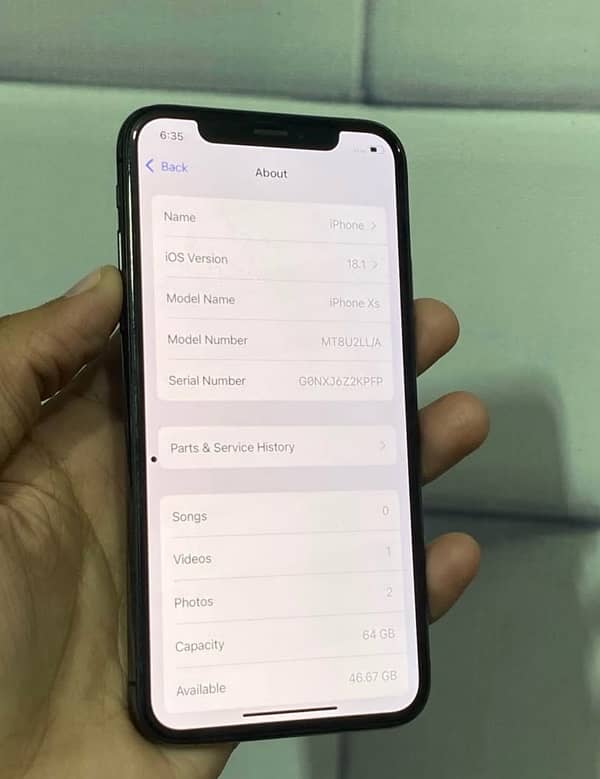 iphone xs dual pta approve 5