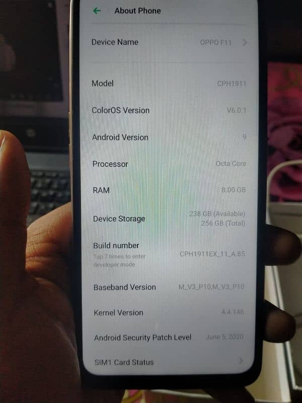 Oppo F11 8/256 all ok ha koi fault nhi ha 1