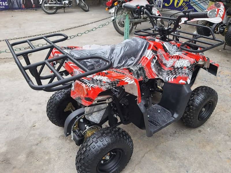 Jeep Atv quad 4 wheels 70cc delivery all Pakistan 2