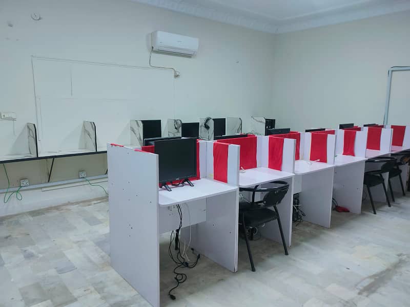 Portion office for rent 2500sqft it n software house in shahar e Faisal 1