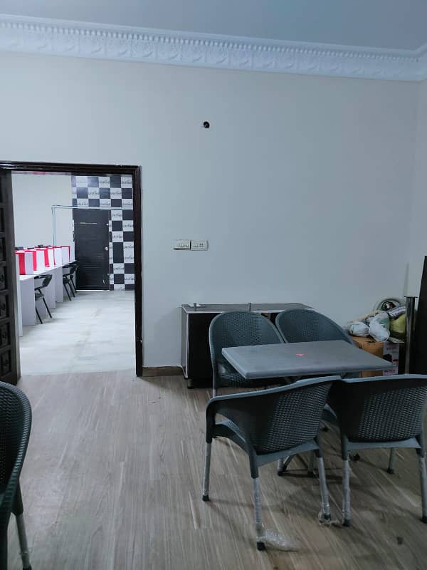 Portion office for rent 2500sqft it n software house in shahar e Faisal 3