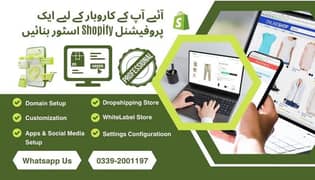 Professional Shopify Store Setup & Management Services