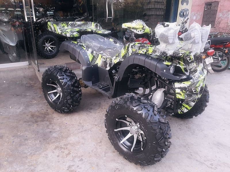 250cc jeep Full size Atv quad 4 wheel delivery all Pakistan 5