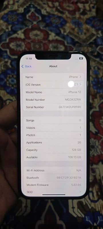 iPhone 12 dual PTA proved with box 8