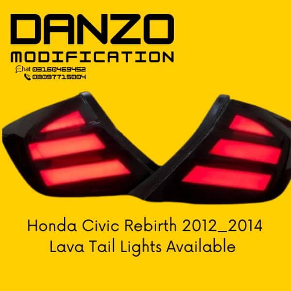 all Cars lava tail lights available 3