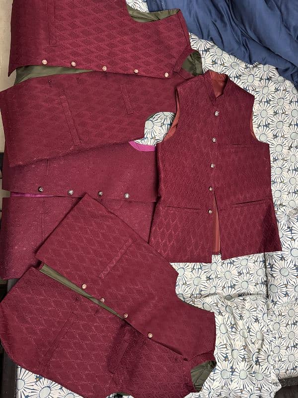 (Rs3500 per piece) waist coats for mehendi/formal functions, 1