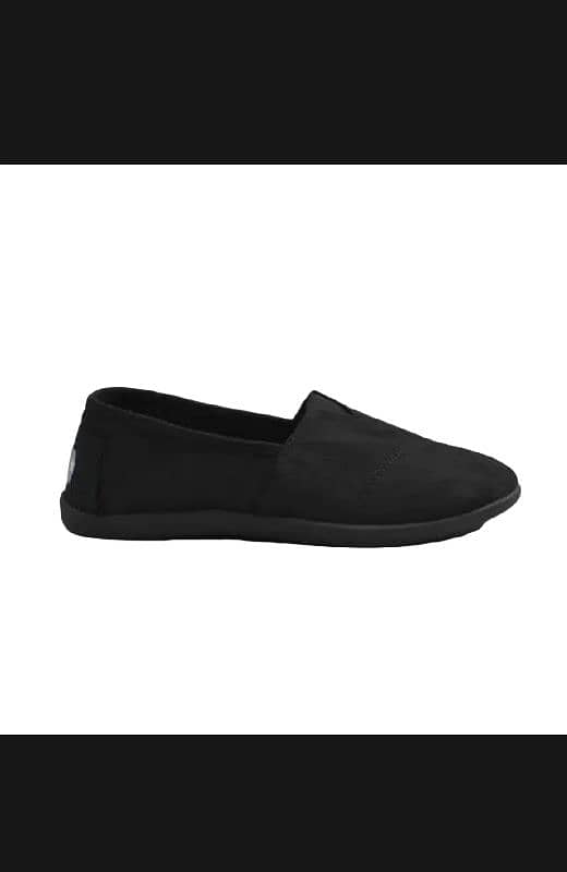 Toms unisex syano black canvas shoes 3