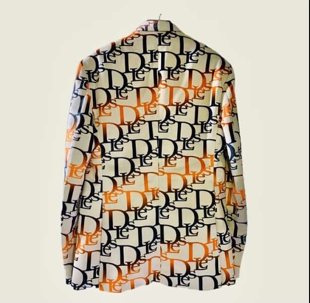 imported printed valvet coat 1