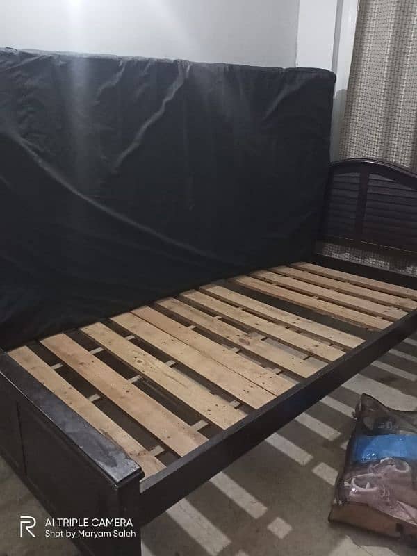 Single Bed with mattress (with waterproof cover) 1