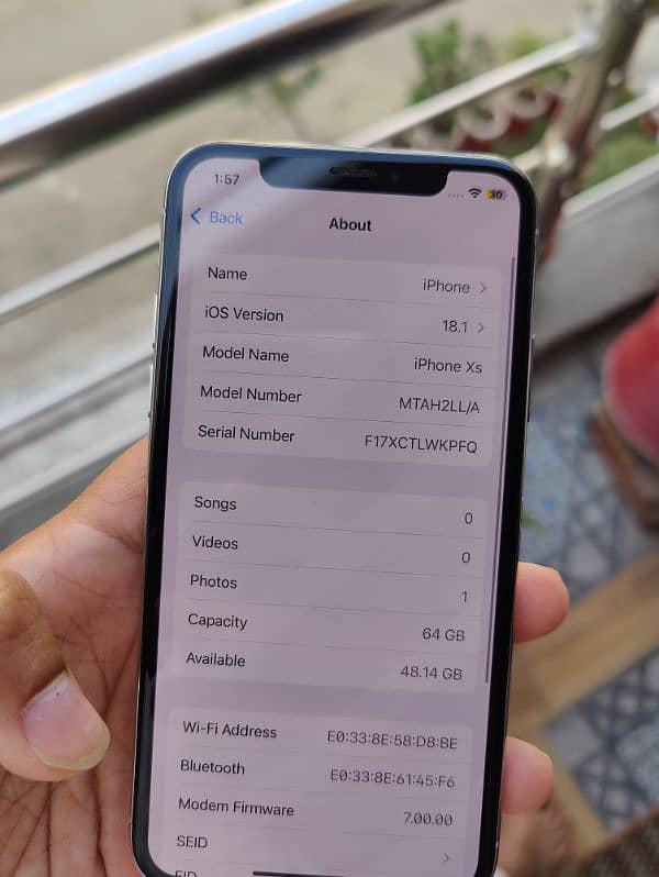 iPhone Xs 64gb Fu 9