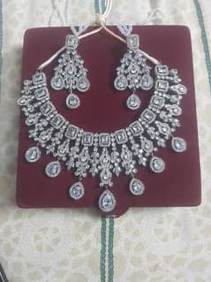 silver color indian jewelry