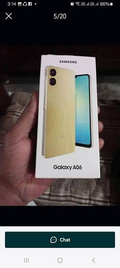 Samsung Ao6 10/10 original mobil is number pr rabta kry 03236421217