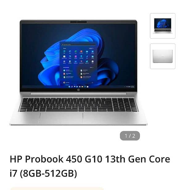 *Box Pack* Brand New HP Probook 450 G10 13th Gen Corr i7 (8Gb-512Gb) 2