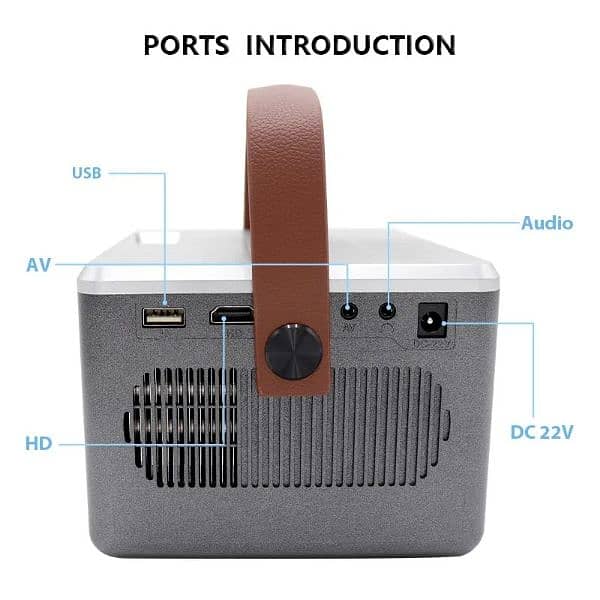 portable HD multi media led projector 4