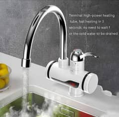 Electric hot water faucet