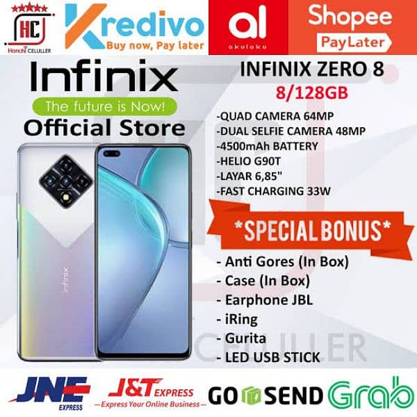 Infinix zero 8 128gb 8gb ram 3