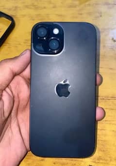 I phone 15 open  box sath hai  new 10/10 condition SB ok waterpacked