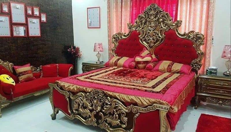 heavy king size double bed full size 4