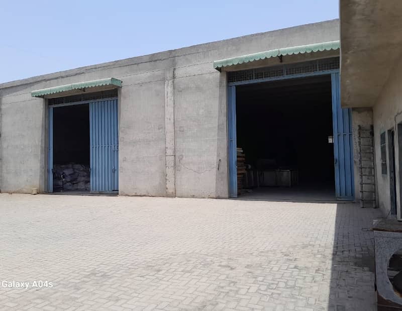 3 kanal factory available for rent on Saggean bypass road Lahore 2