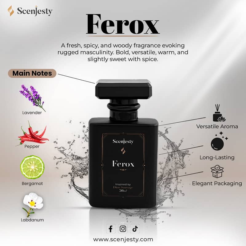 Ferox – Bold & Spicy Perfume for Men 1