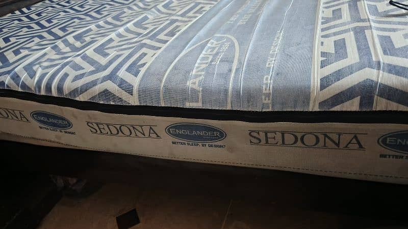 Bed side tables & mattress 7