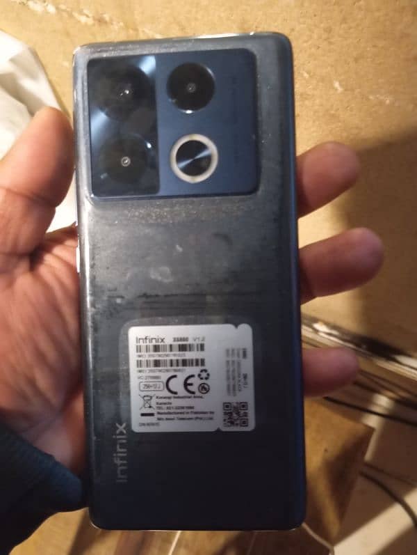 infinix note 40 pro 6 month warranty box charger genuine 7