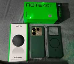 INFINIX NOTE 40 PRO 12+12/256 GB . VINTAGE GREEN COLOUR