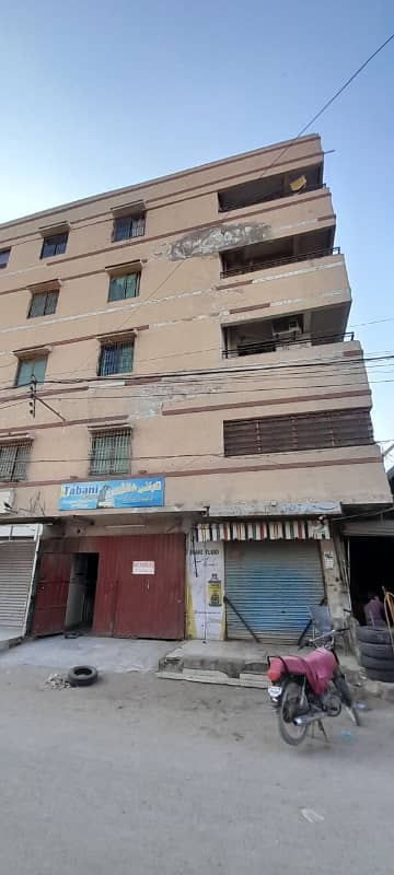 Flat For Sale Faisal Town Near Malir Halt 4th Floor 1