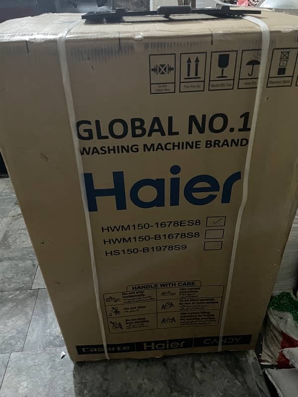 haier new washing machine 6