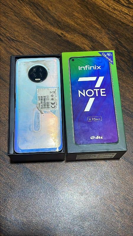 INFINIX NOTE-7  6/128 WTH BOX OFFICIAL PTA APPROVED 0