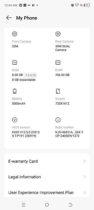 Tecno spark 20 PTA approved 16 256 gb 9