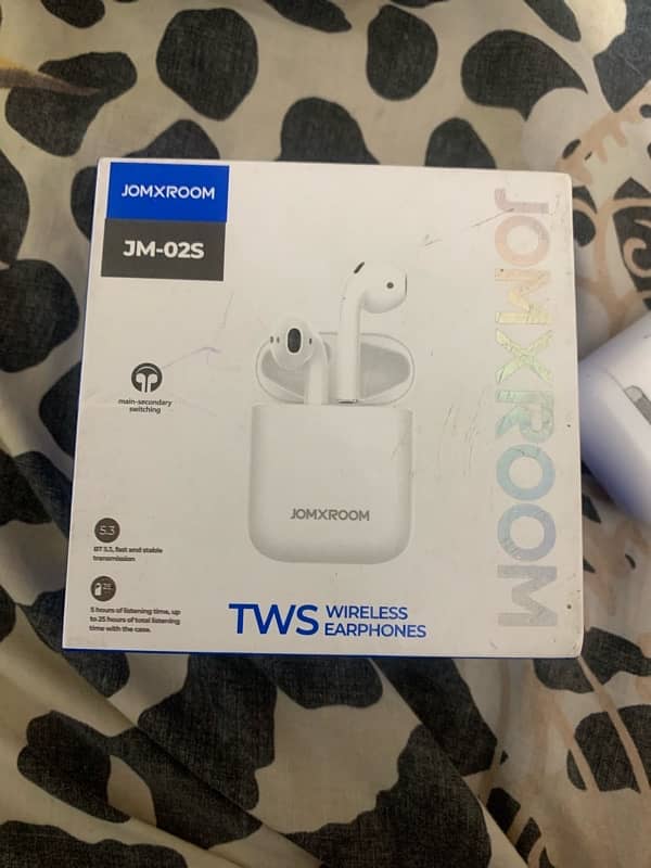 JM-02S TWS WIRELESS EARPHONES IMPORTED 5 HOUR OF LISTENING TIME 2