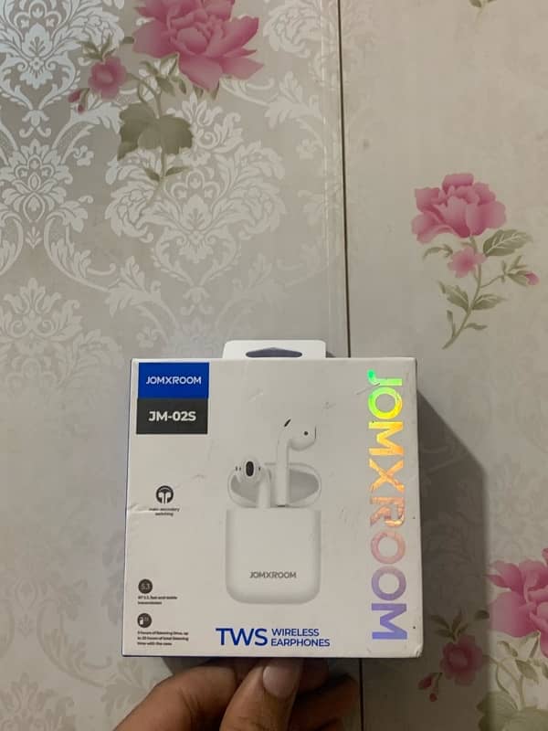 JM-02S TWS WIRELESS EARPHONES IMPORTED 5 HOUR OF LISTENING TIME 6