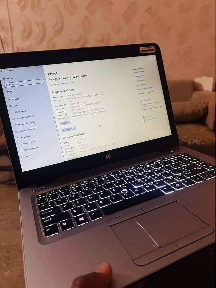 HP Elite Book 8GB Ram and 128 ssd 1