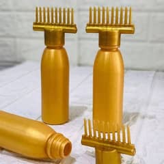 Oil bottle with comb