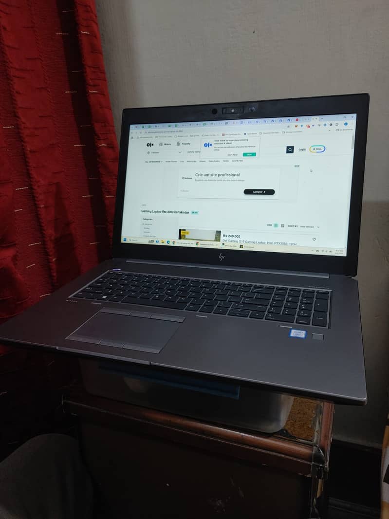 HP zBook G6, 17", Core i7-9th Gen, 32GB RAM, nVidia Graphics 0