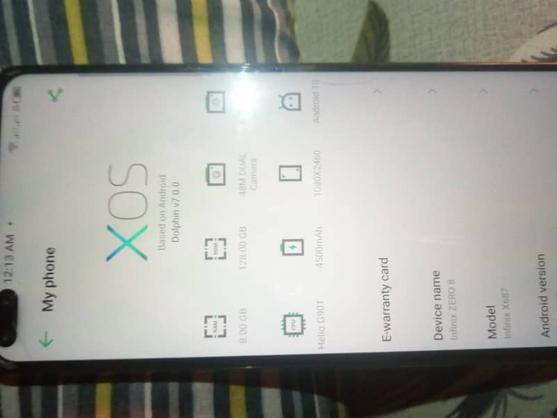 infinix zero 8i new condetion 3